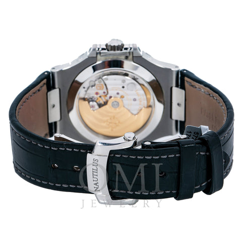 Patek Philippe Nautilus 5726A-001 40MM Black Dial With Leather Bracelet