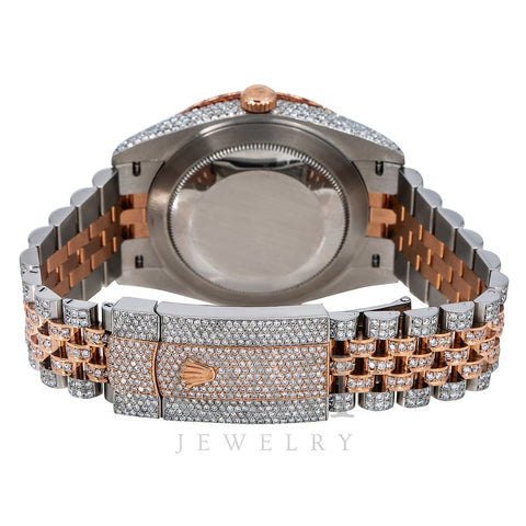 Rolex Datejust II Diamond Watch, 126331 41mm, Champagne Diamond Dial With 17.75 CT Diamonds