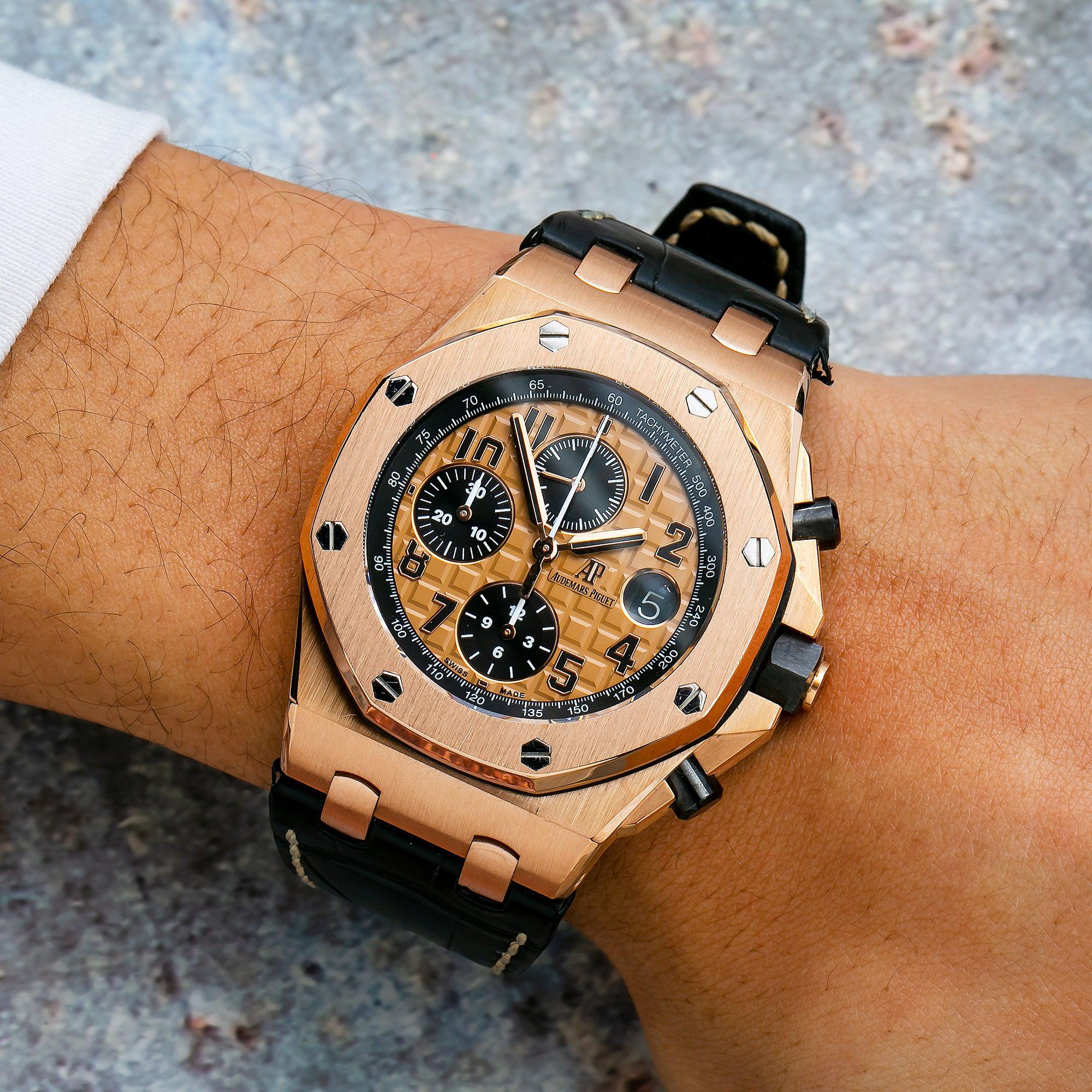 Audemars Piguet Royal Oak Offshore Chronograph 42MM Rose Gold Dial 26470OR
