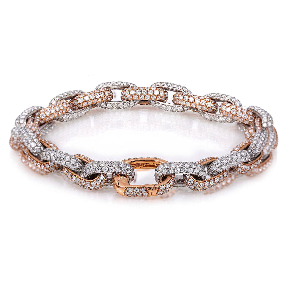 Men's Diamond Belcher Chain Bracelets