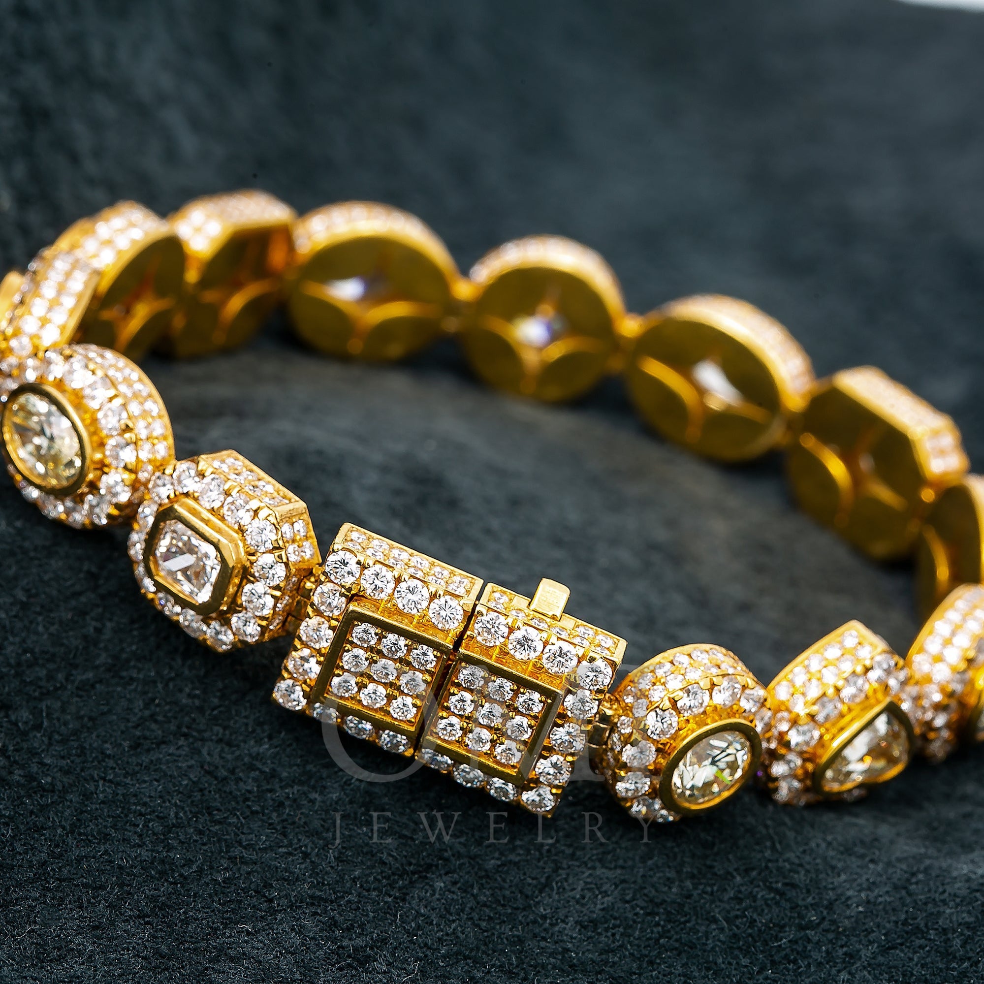 Yellow gold bracelets | Men | Diamond | Jewelry | Juweelco Jewelers in The  Hague