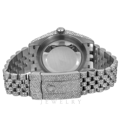 Rolex Datejust 126300 41MM Silver Diamond Dial With Diamond Stainless Steel Jubilee Bracelet