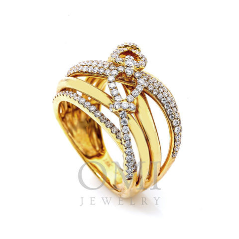 18K Yellow Gold Oval Diamond Ring