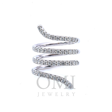 18K White Gold Spring Diamond Ring