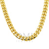 10K Yellow Gold 10mm Solid Miami Cuban Link Chain Available In Sizes 18"-26"