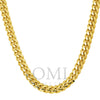10K Yellow Gold 9mm Solid Miami Cuban Link Chain Available In Sizes 18"-26"