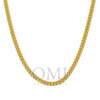 10K Yellow Gold 5mm Solid Miami Cuban Link Chain Available In Sizes 18"-26"