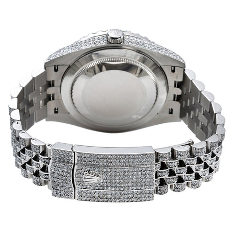 Rolex Datejust II Diamond Watch, 126300 41mm, Red Dial With 11.75CT Diamonds