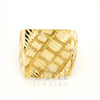10K Yellow Gold 5.7 Grams Nugget Men's Ring