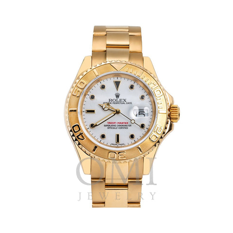 18K Yellow Gold Rolex Yacht-Master 16628 40mm Ivory Dial