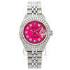 Rolex Oyster Perpetual Lady Datejust 6916 26MM Pink Diamond Dial With Stainless Steel Bracelet