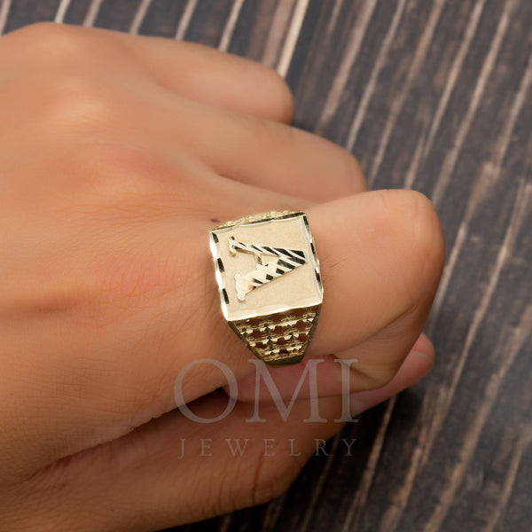 R Initial Gold Letter Ring – www.pipabella.com