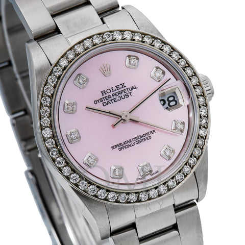 Rolex Lady-Datejust 78240 31MM Pink Diamond Dial With 1.05 CT Diamonds