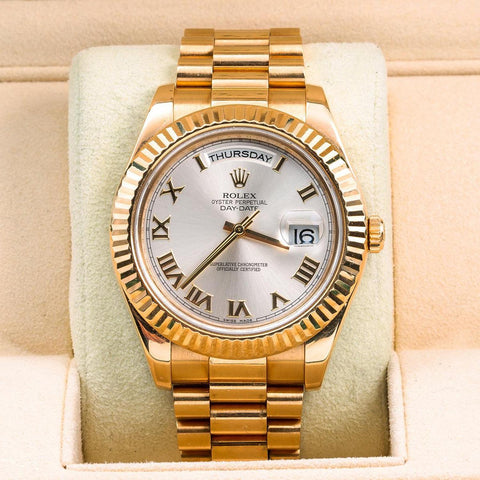 41mm presidential rolex gold Clearance