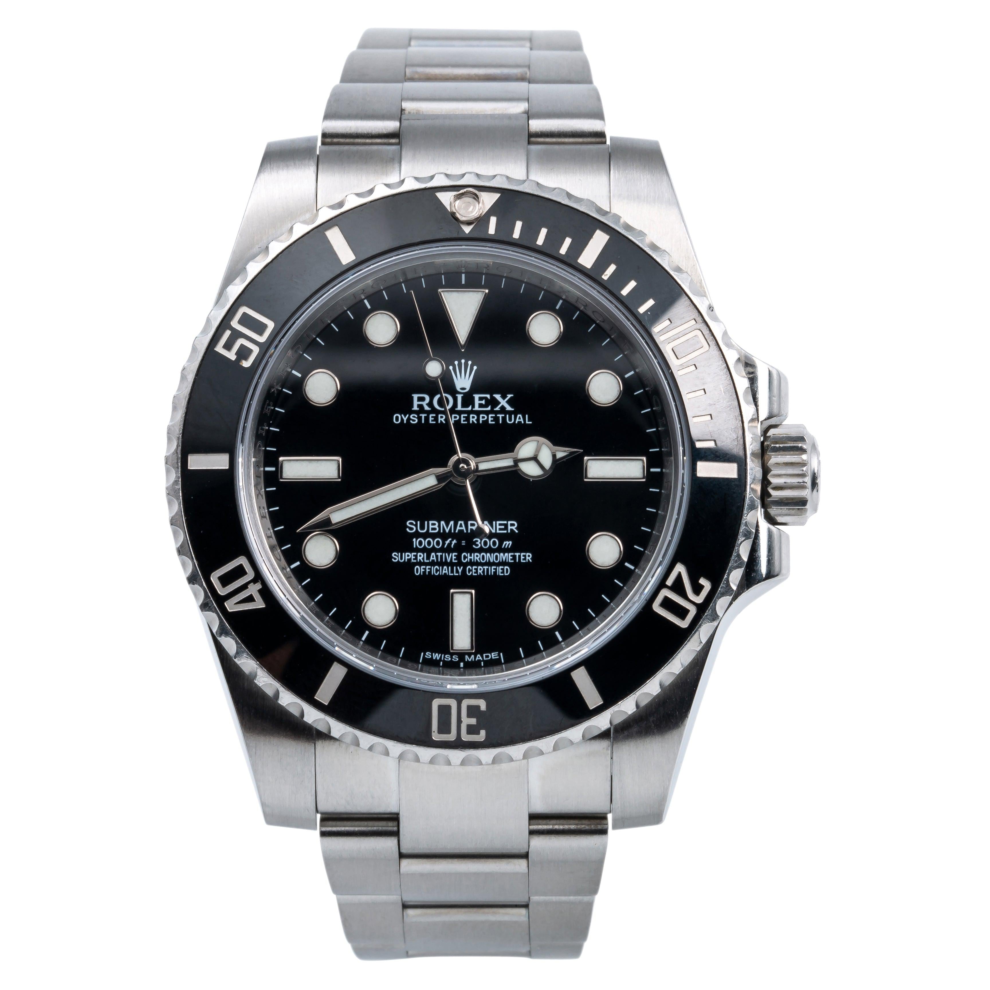 Rolex Submariner 40MM 114060 Black Dial Black Ceramic Bezel