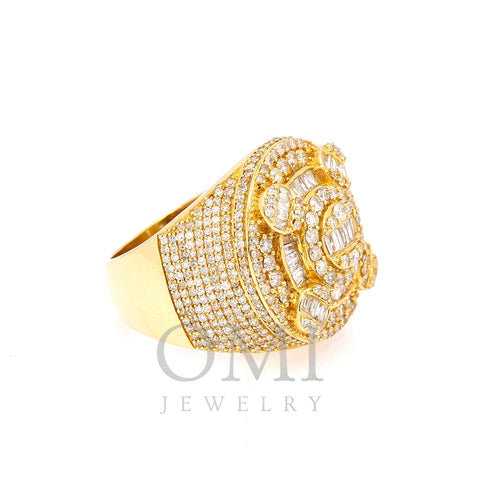 14K Yellow Gold Diamond Circle Ring