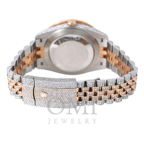 Rolex Datejust II Diamond Watch, 126331 41mm, Rose Gold Diamond Dial With Two Tone Jubilee BraceletWith 22.5 CT Diamonds