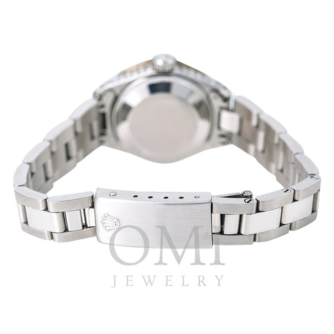 Rolex Datejust Diamond Watch, 6917 26mm, Silver Diamond Dial With Stainless Steel Bracelet