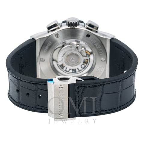 Hublot Classic Fusion Aerofusion 525.NX.0170.LR.12 45MM Black Dial With Leather Bracelet