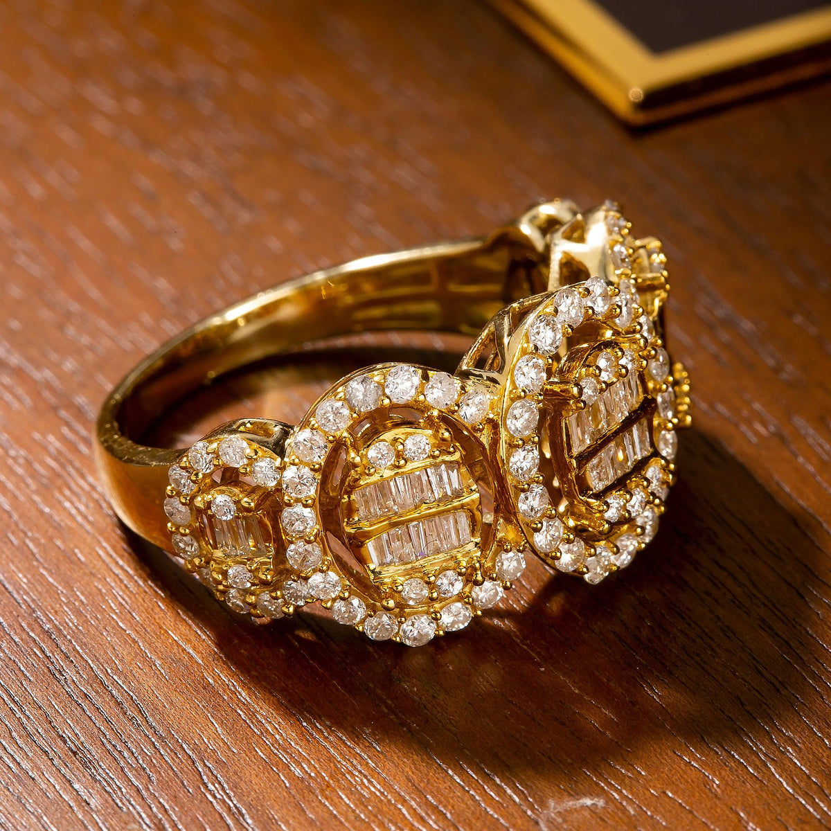 14K Yellow Gold Diamond Ring