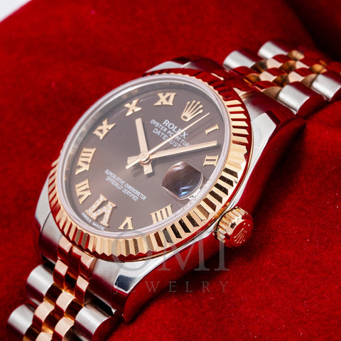 Rolex Datejust 178271 31MM Brown Dial With Two Tone Bracelet