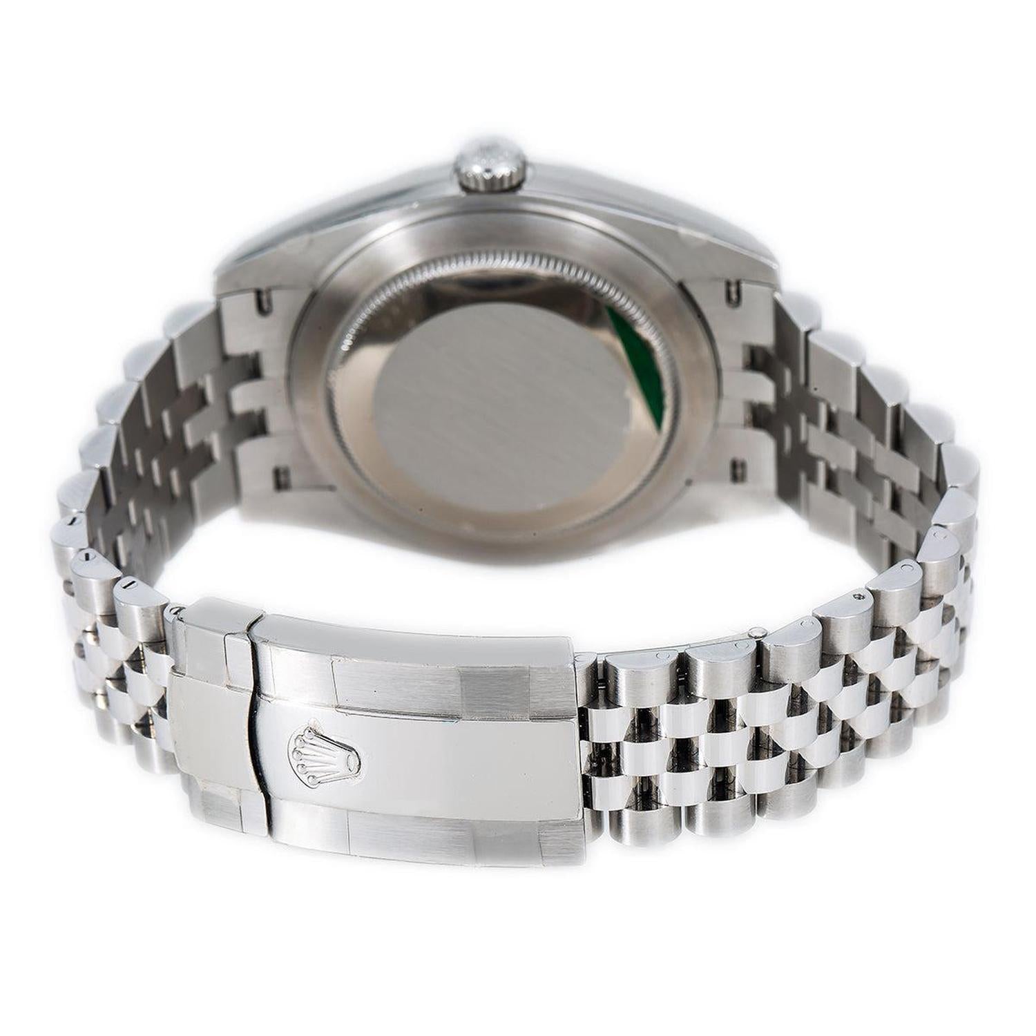 Rolex Datejust 41MM 126300 Slate Gray Dial Smooth Bezel Stainless Steel Jubilee Bracelet