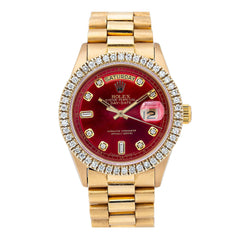 Red hot sale presidential rolex