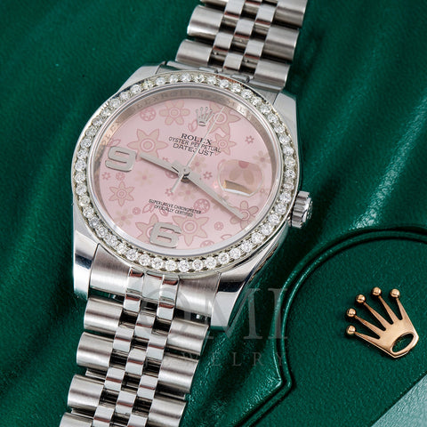 Rolex Datejust 116200 36MM Pink Dial With Stainless Steel Bracelet