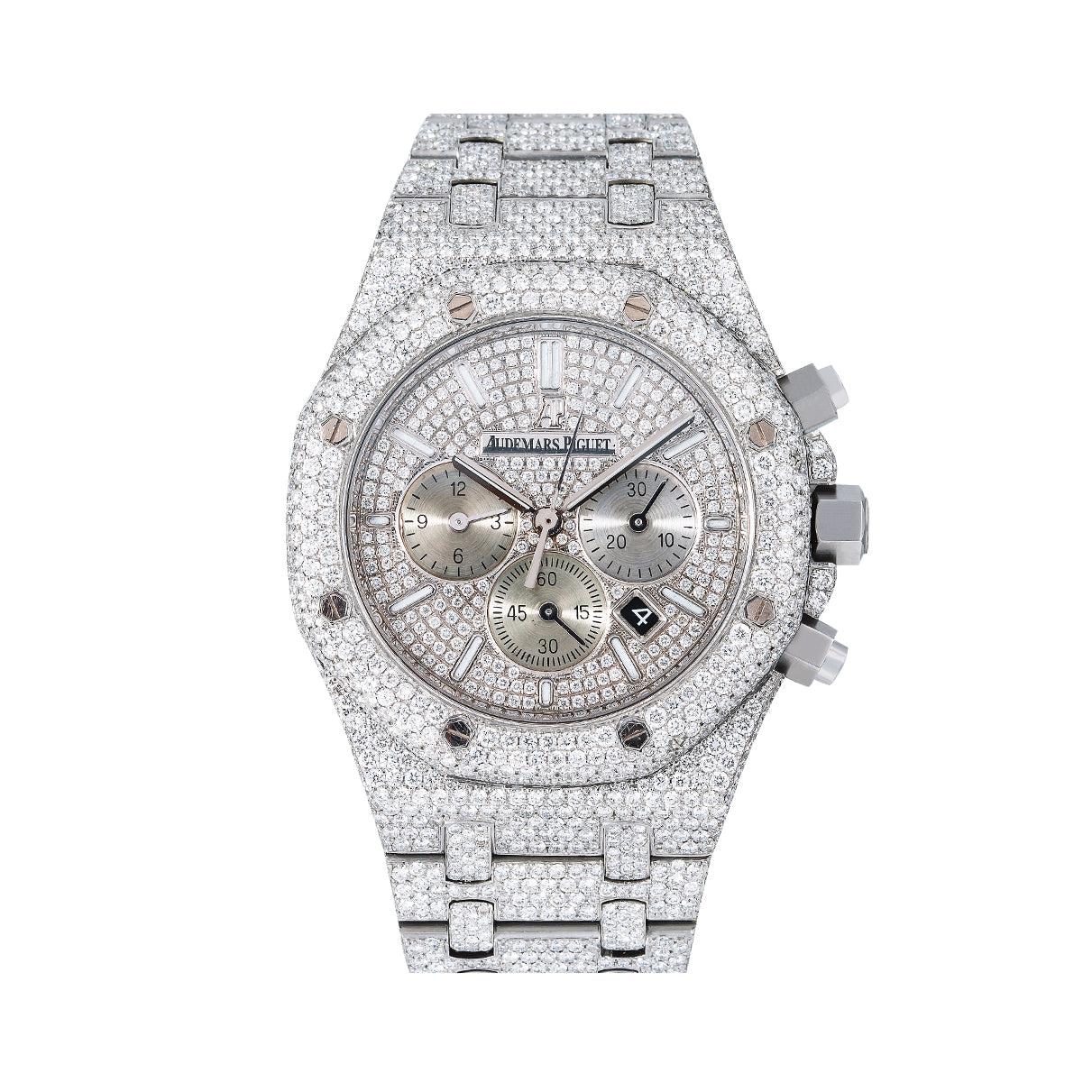 Audemars Piguet Royal Oak Chronograph 26320ST 42MM Silver Diamond