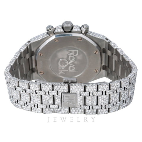 Audemars Piguet Royal Oak Chronograph 26320ST 42MM Silver Diamond Dial With Stainless Steel Bracelet