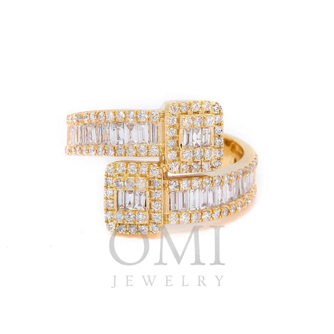 14K YELLOW GOLD LADIE'S RING WITH 1.53 BAGUETTE CT DIAMONDS