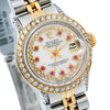 Rolex Oyster Perpetual Lady DateJust 26MM White Diamond Dial With Two Tone Jubilee Bracelet