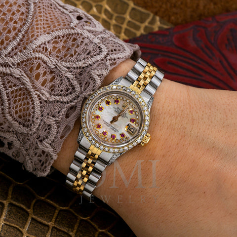 Rolex Oyster Lady DateJust 26MM Diamond Dial With Two - OMI Jewelry