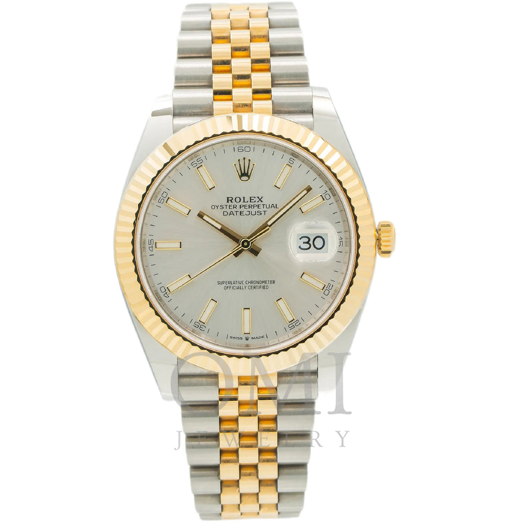 Rolex Datejust 126333 41MM Silver Dial With Two Tone Jubilee Bracelet