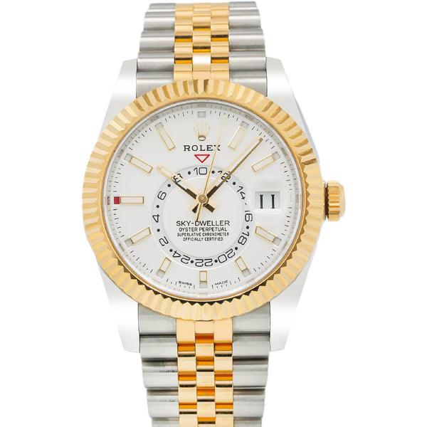 Ulike PL-008 美顔器 ゴールド/ホワイト Rolex Sky-Dweller 42MM 326933 White Dial Fluted Bezel Two Tone