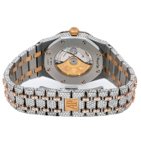 Audemars Piguet Royal Oak Selfwinding 15400SR 41MM White Dial With 29.75 CT Diamonds