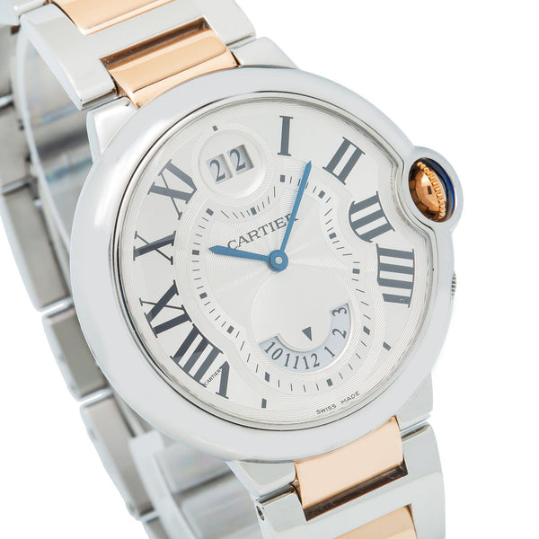 Cartier Ballon Bleu 3194 38MM Silver Dial With Two Tone Oyster