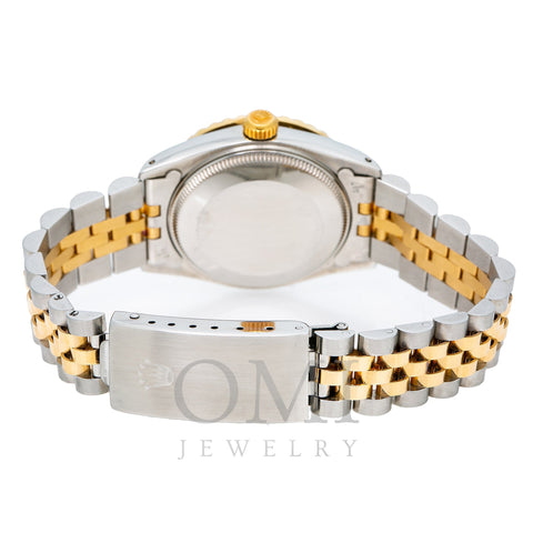 Rolex Datejust 6827 31MM Blue Diamond Dial With Two Tone Bracelet