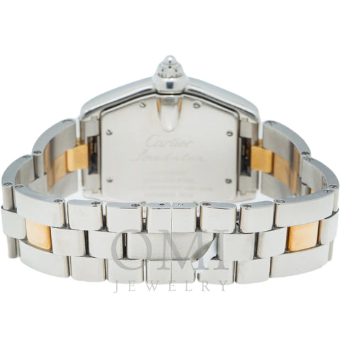 Cartier Roadster 2510 36MM Silver Dial With Two Tone Oyster Bracelet