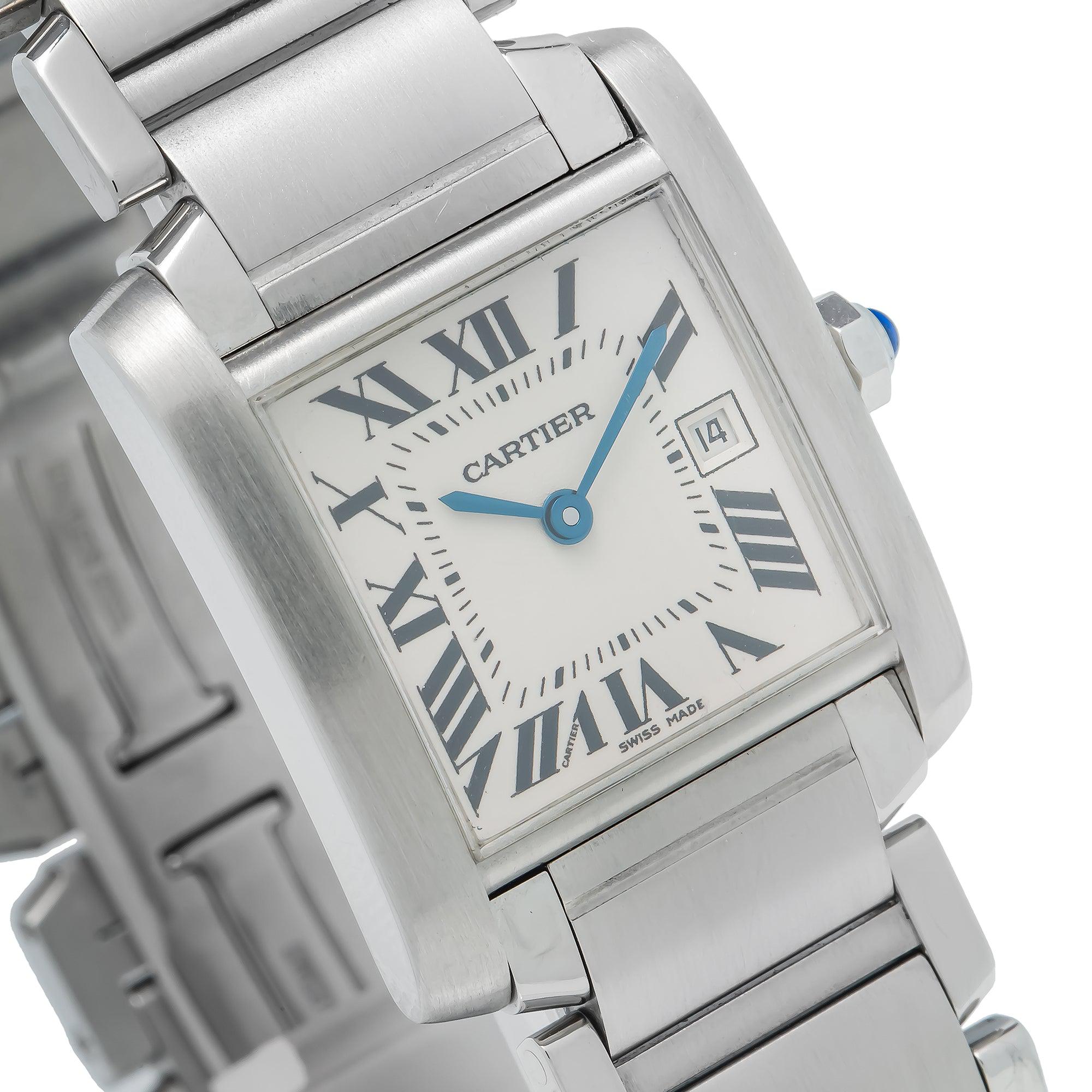 Cartier Tank Francaise W51002Q3 32MM White Dial