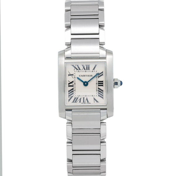 Cartier Tank Française 20MM W51008Q3 Silver Roman Dial  display picture 1
