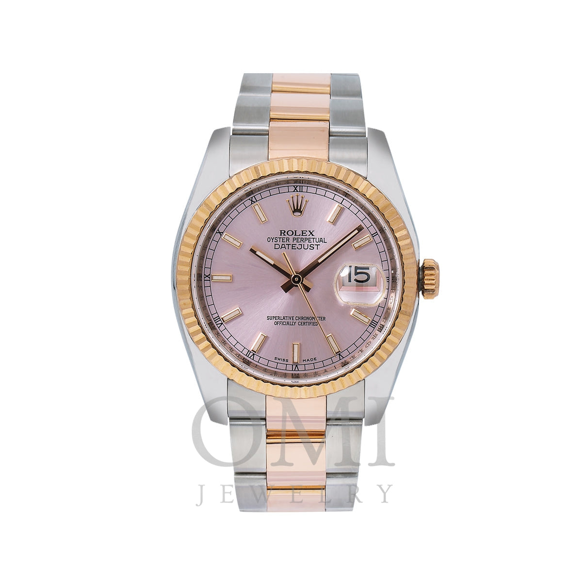 Rolex Datejust 116231 36mm 18k Rose Gold & Stainless Steel 