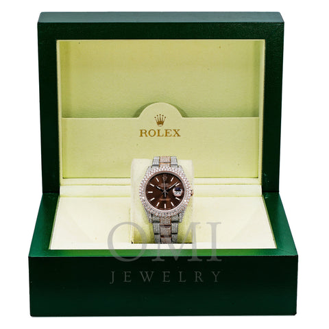 Rolex Datejust II 126331 41MM Brown Dial With Two Tone Rose Gold Oyster Bracelet