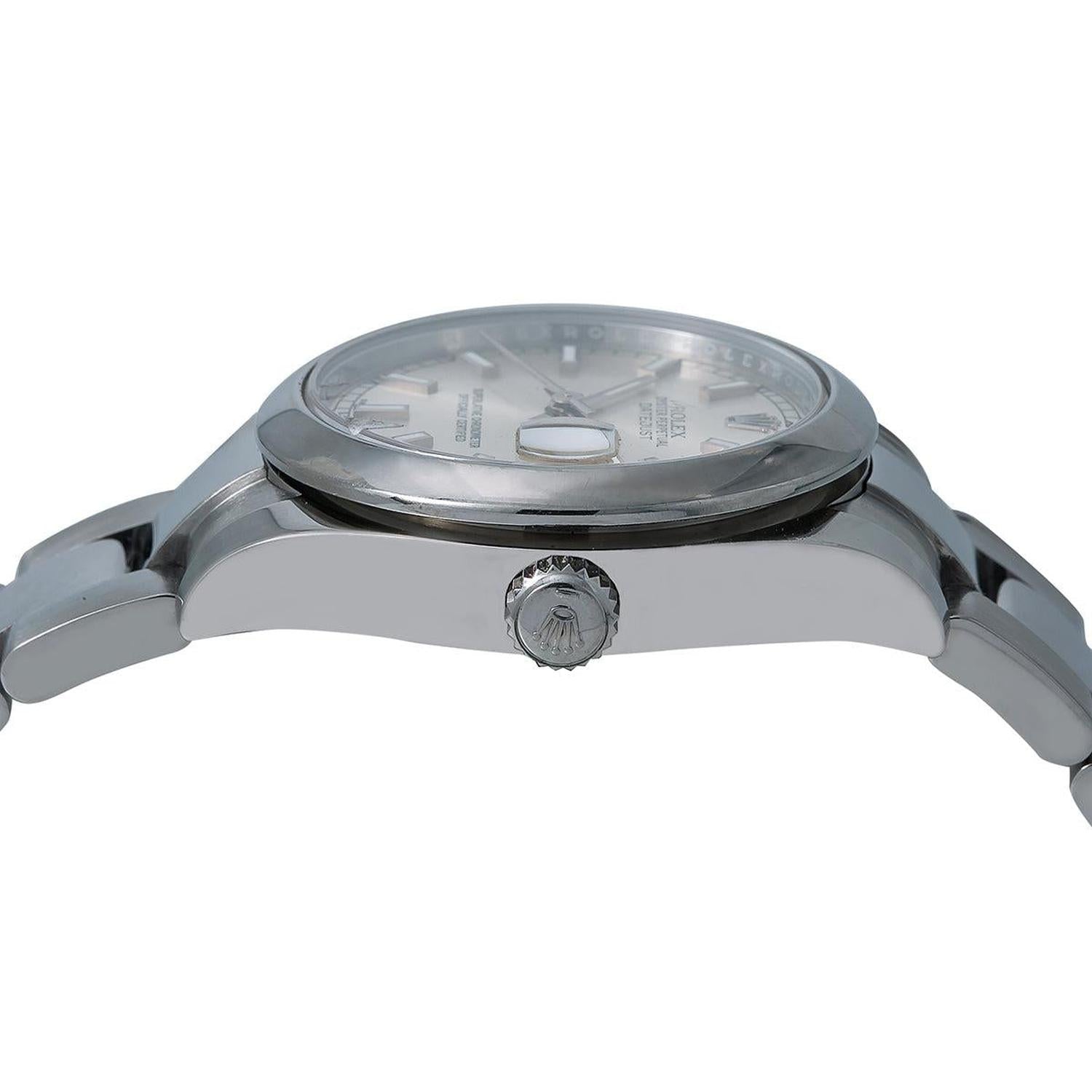 Rolex Datejust 31MM 178240 Silver Dial Smooth Bezel Stainless Steel Oyster Bracelet