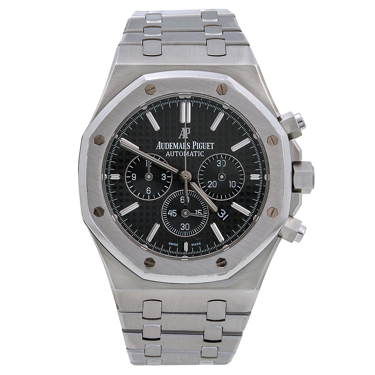 Audemars Piguet Royal Oak Chronograph 41MM 26320ST.OO.1220ST.01 Black Dial Stainless Steel Bezel Stainless Steel Bracelet