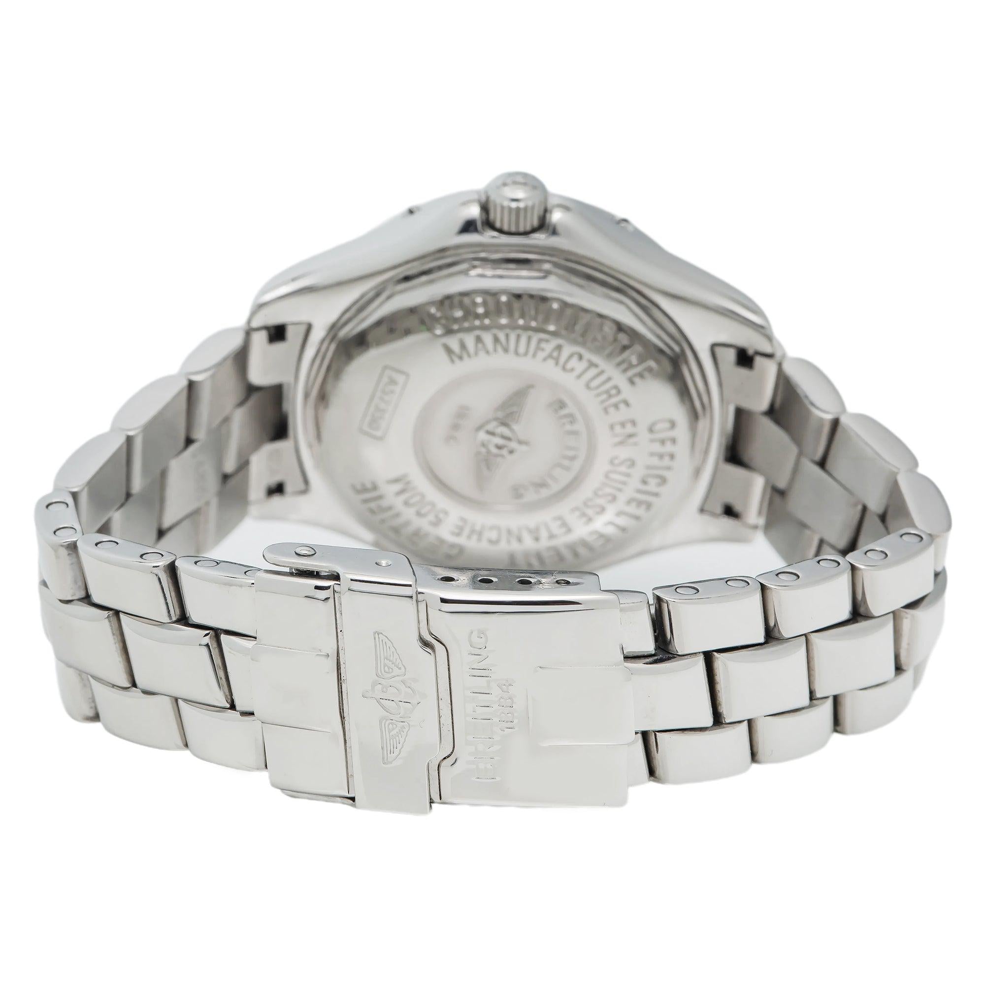 Breitling Colt Oceane A57350 32MM Silver Dial With Diamond Bezel