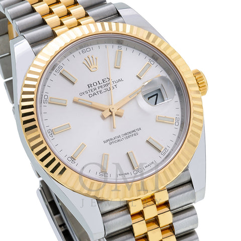 Rolex Datejust 126333 41MM Silver Dial With Two-Tone Jubilee Bracelet