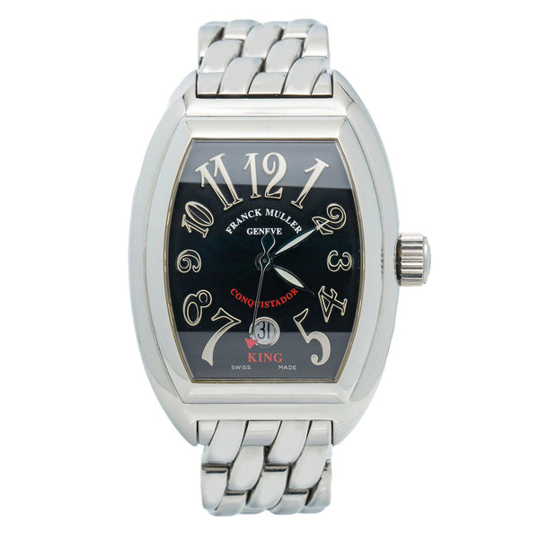 Franck Muller Conquistador 8002 SC 48MM Black Dial – OMI Jewelry