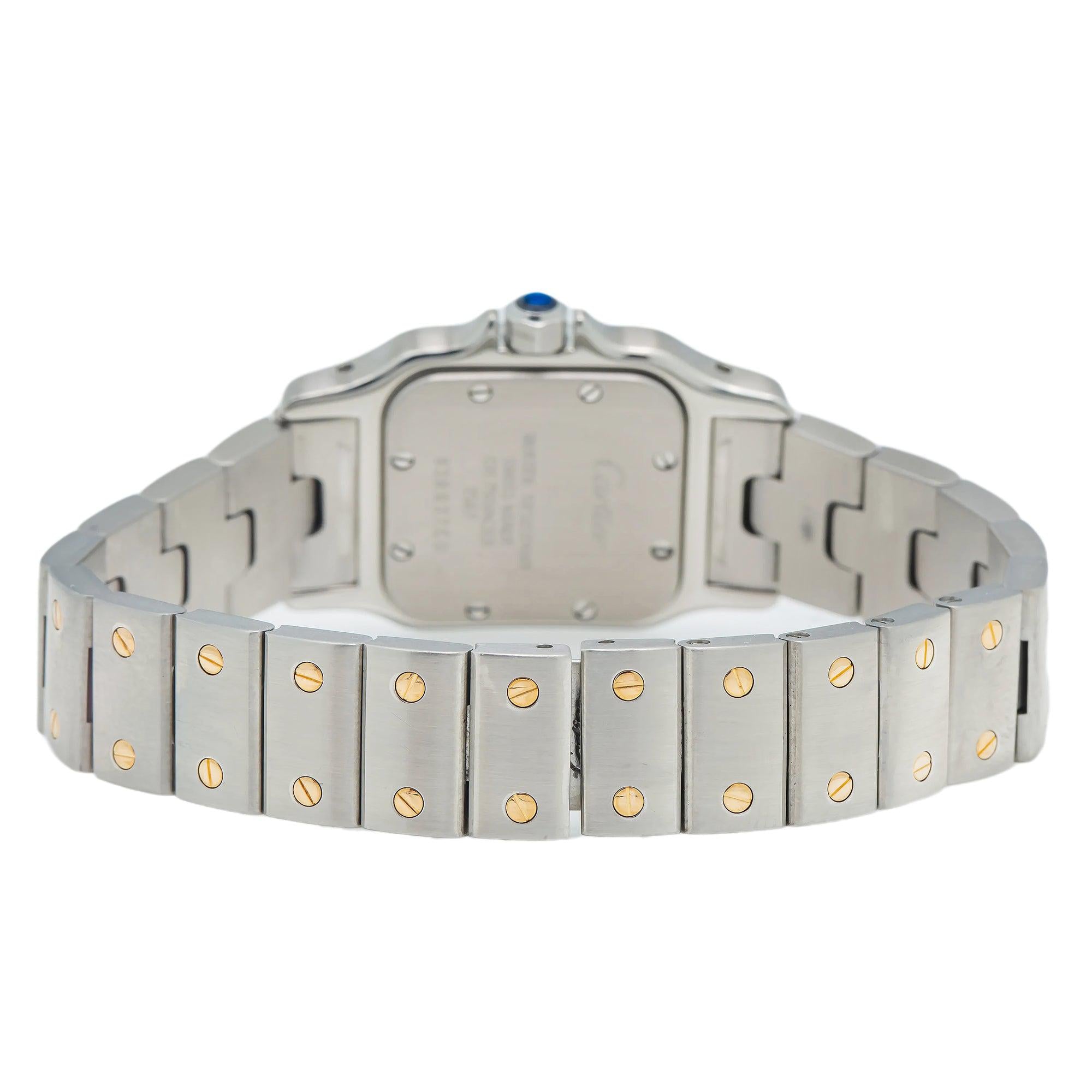 Cartier Santos Galbée W20012C4 24MM Cream Dial With Two Tone Bracelet