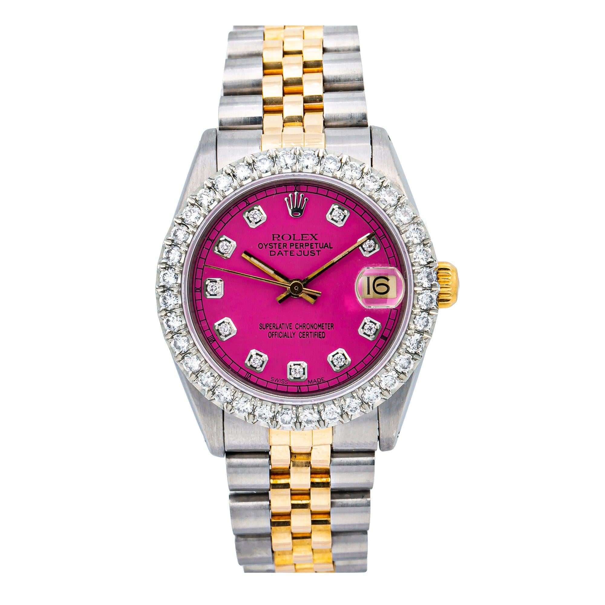 Rolex Gold Watch With Pink Face Rolex Oyster Perpetual 36 Watch